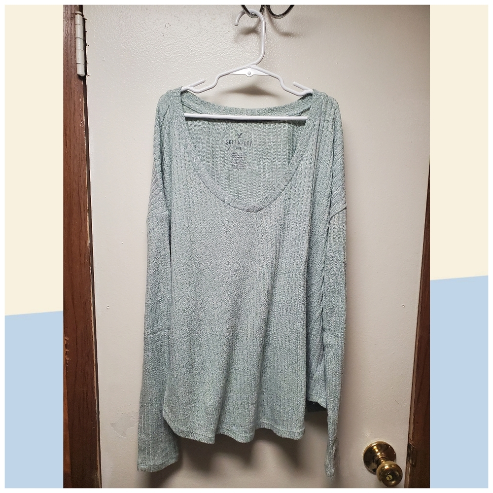 Light Green Knit Sweater